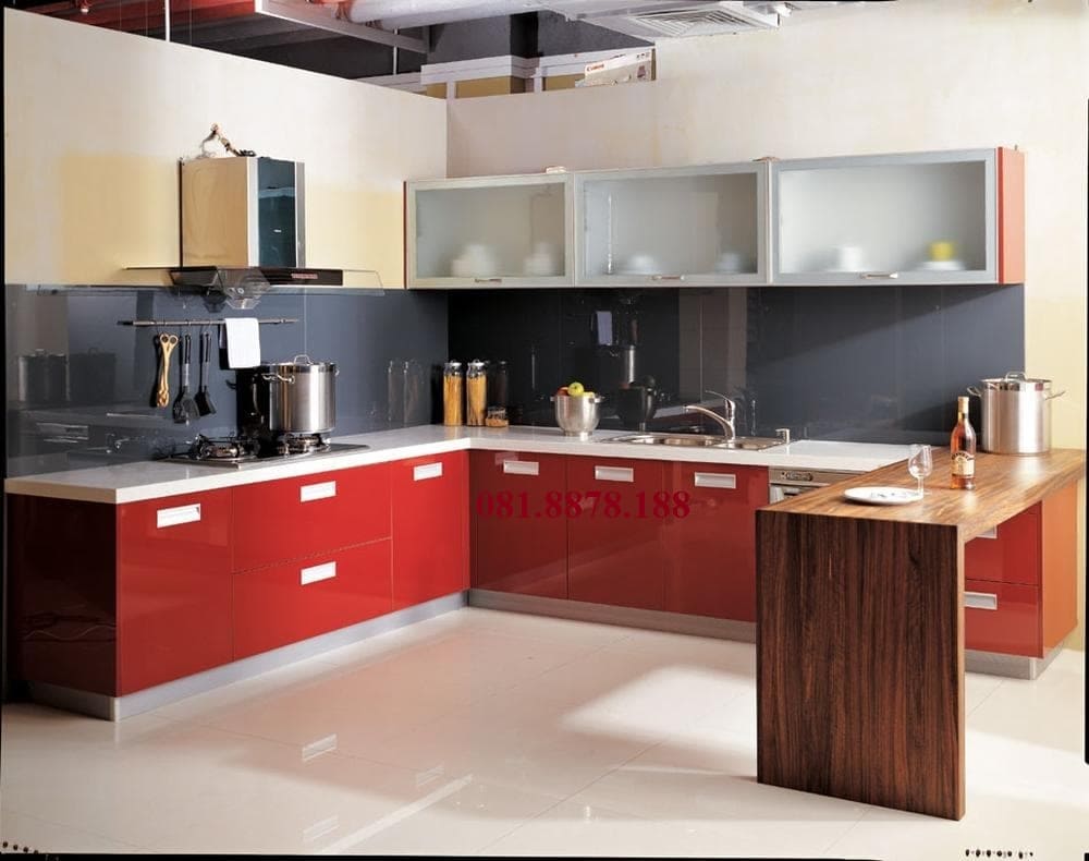 Kính ốp bếp màu xám