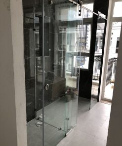 Phòng tắm kính cửa lùa phi 25