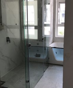 Phòng tắm kính cửa lùa phi 25