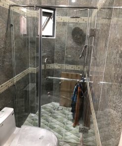 Phòng tắm kính cửa mở 1 vách