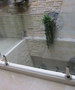 Mẫu lan can kính LC08 - không tay vịn