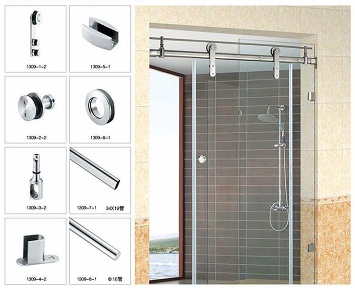 Phòng tắm kính cửa lùa phi 25