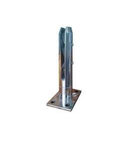 Trụ lan can kính 05-Trụ ϕ 38 xẻ rãnh