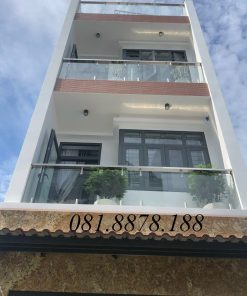 Lan can kính trụ họp 20x40