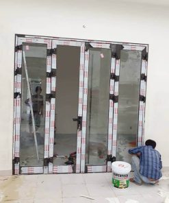 Cửa xingfa 4 cánh sử dụng bản lền 3D