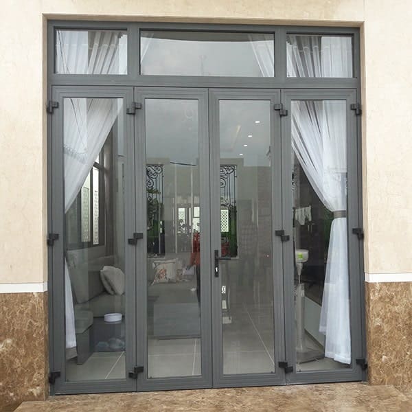 Cửa xingfa 4 cánh sử dụng bản lền 3D