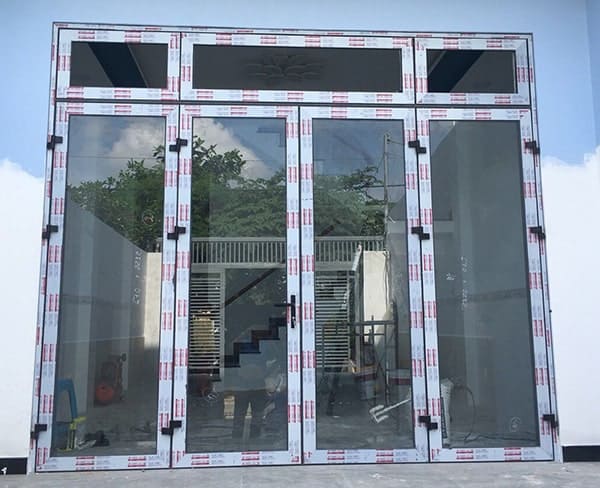 Cửa xingfa 4 cánh sử dụng bản lền 3D