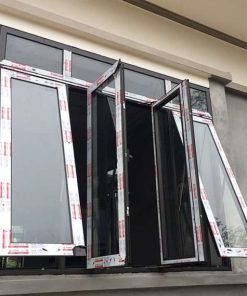 Cửa sổ hất màu xám ghi